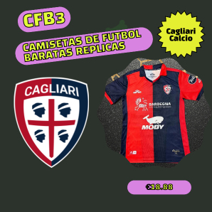 camiseta replica Cagliari Calcio